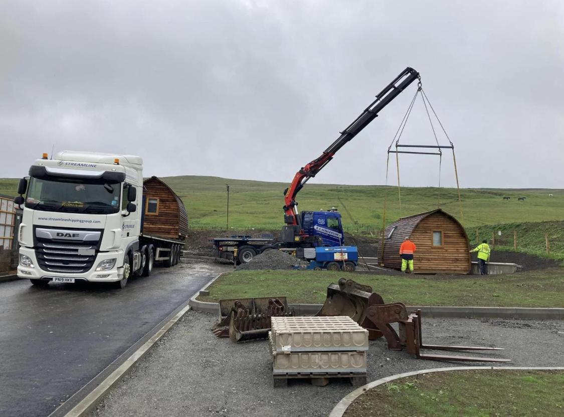Scalloway Caravan Park Exterior foto